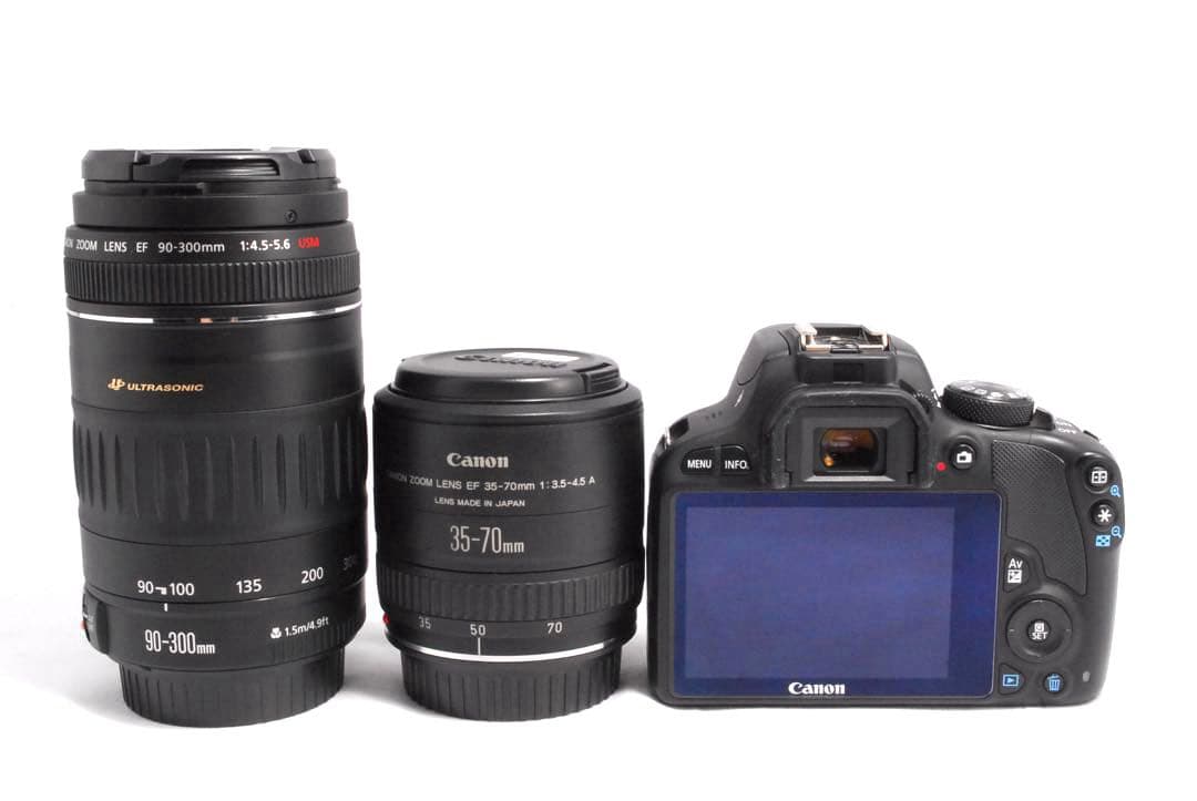 超軽量✨高画質✨Canon Kiss X7✨ダブルレンズ✨デジタル一眼レフカメラ