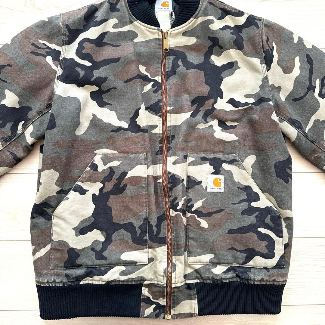 Carhartt カーハート カモフラ ボンバージャケット Ｌ 古着 y2k
