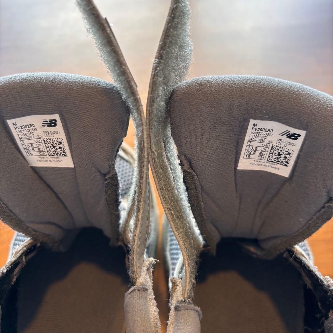 【希少】 ニューバランス キッズスニーカー 19cm グレー