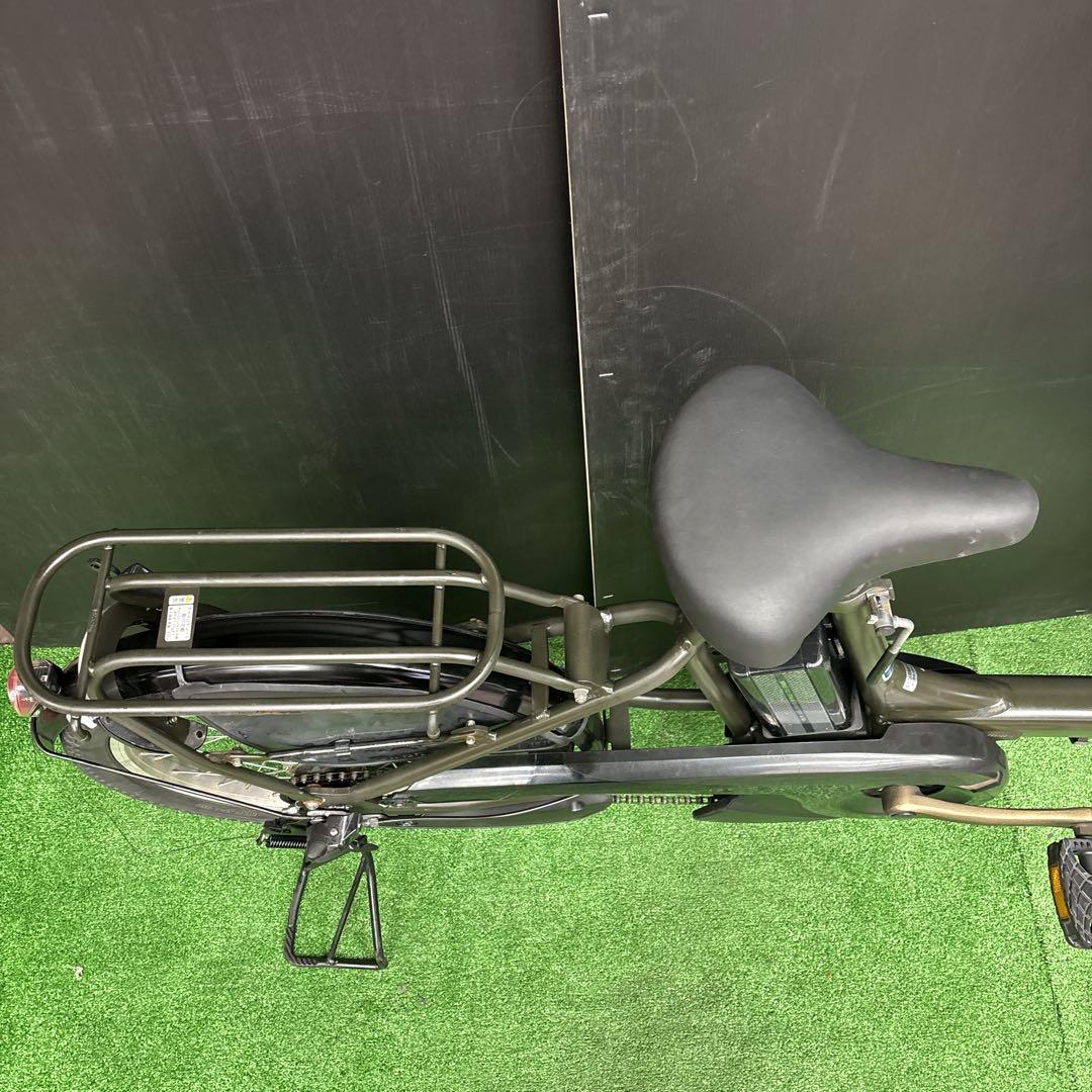 電動自転車 YAMAHA PAS kiss カーキ 3人乗り対応　80