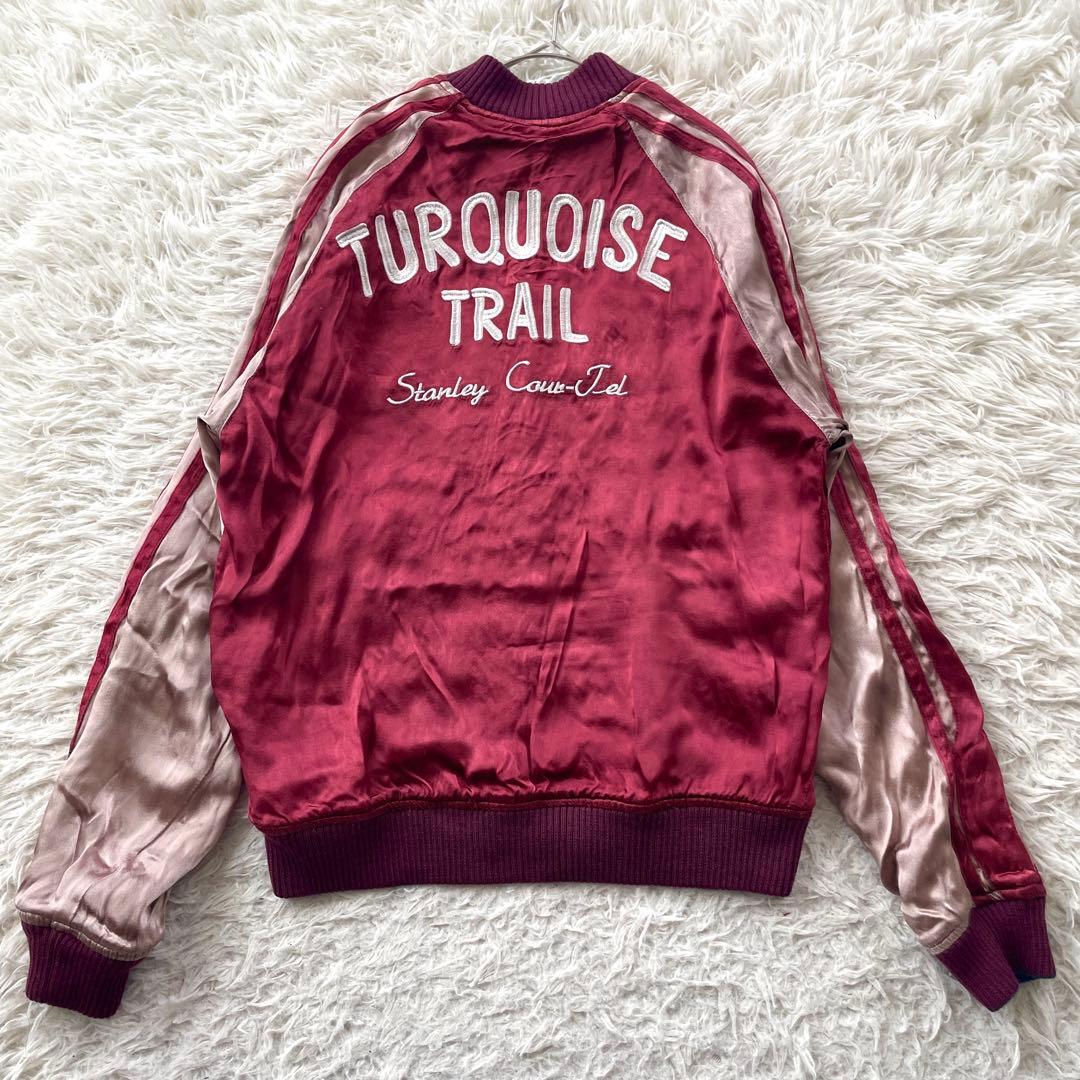 希少　AVIREX リバーシブル　刺繍　スカジャン