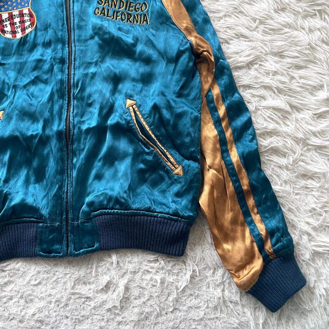 希少　AVIREX リバーシブル　刺繍　スカジャン