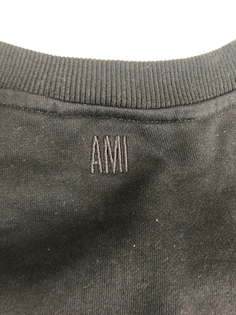 Ami Parisブラック アミパリス スウェット