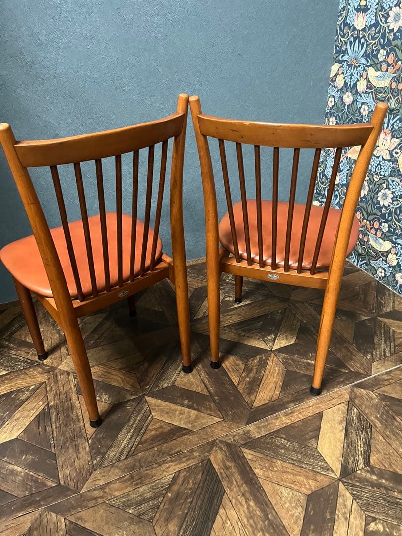 椅子 セット 昭和レトロ 当時物 インテリア ダイニングチェア