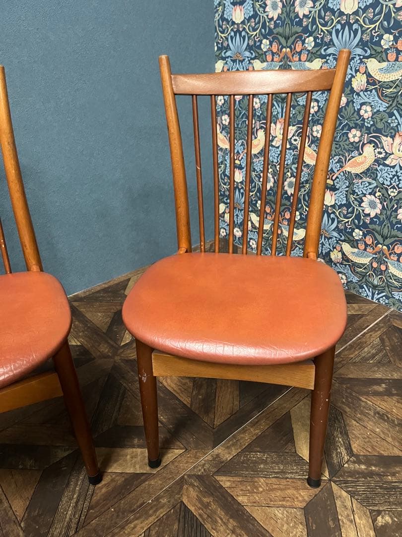 椅子 セット 昭和レトロ 当時物 インテリア ダイニングチェア