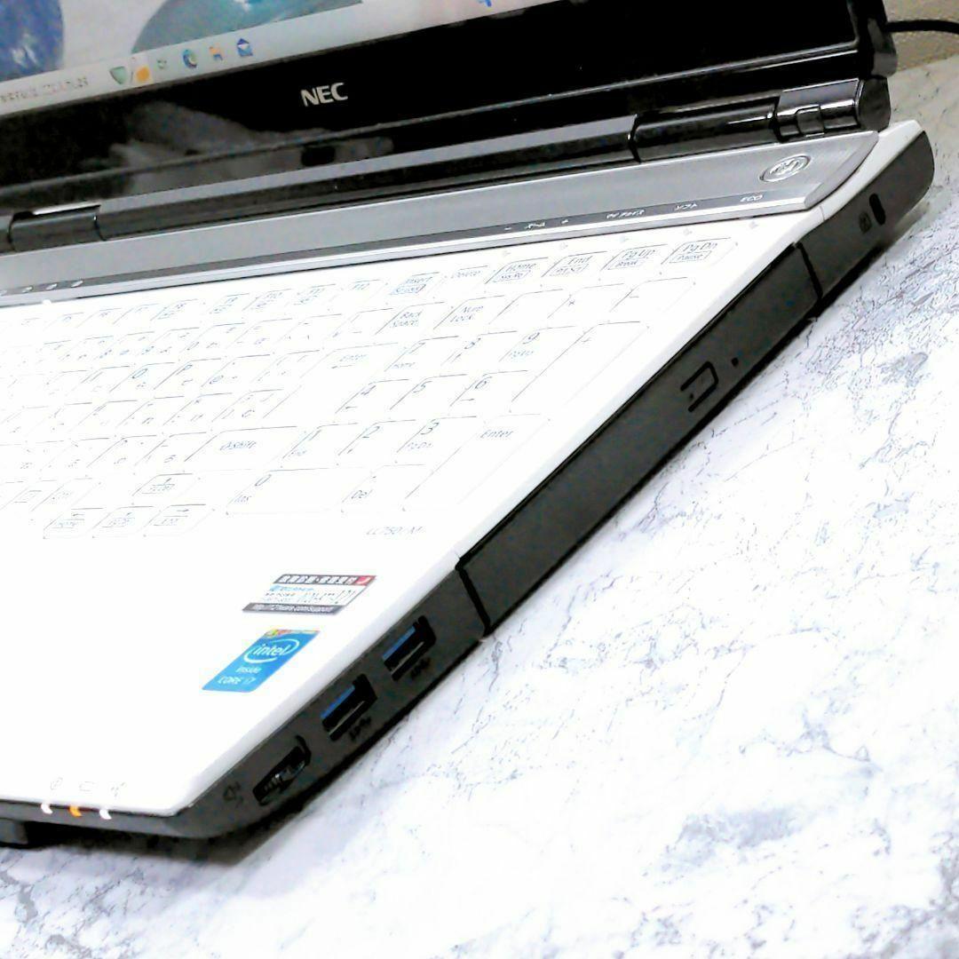 5L2 NEC ホワイト ノートパソコン 白 Core i7 16GB SSD