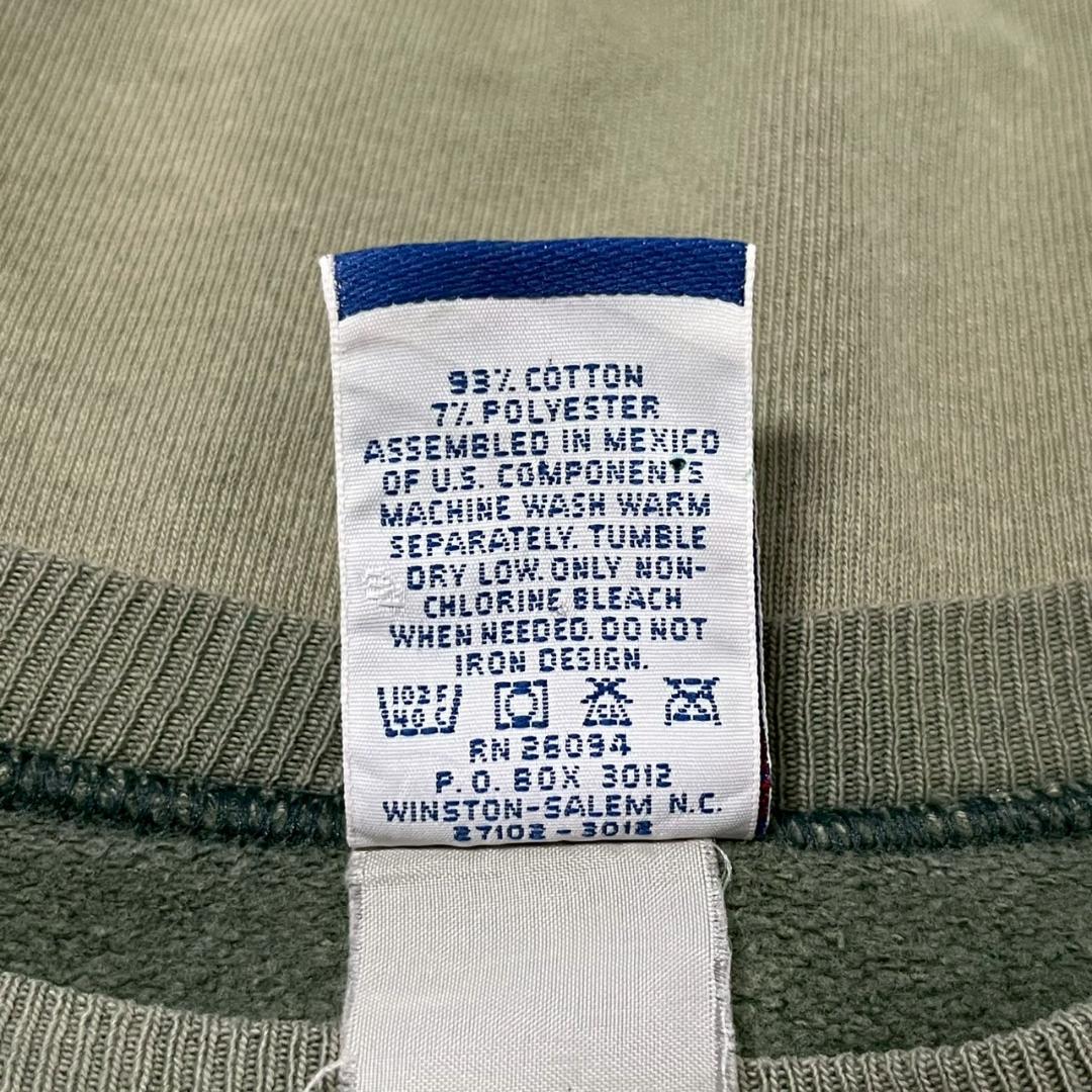 鬼フェード 90s champion ワンポイントスウェット 緑 PM76