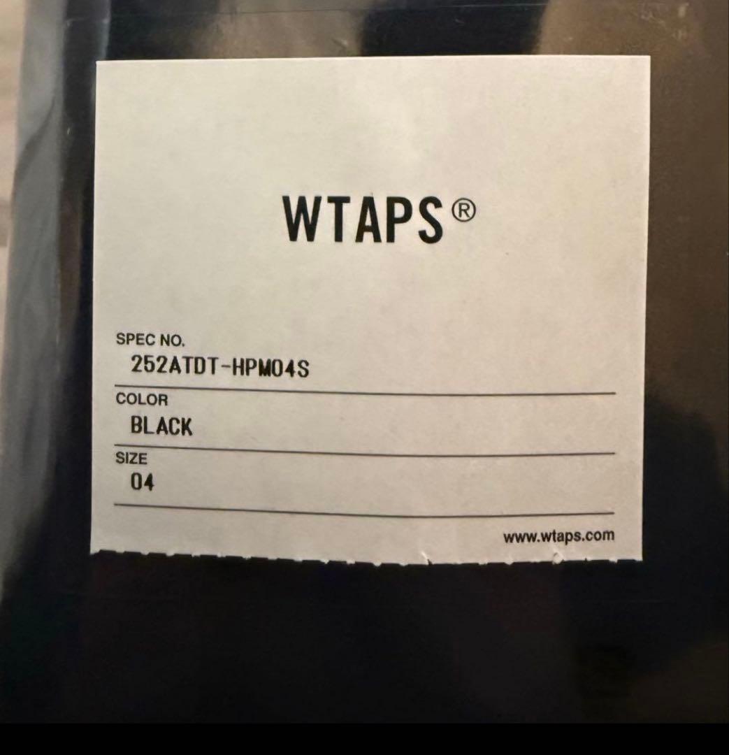 WTAPS フード付きオーバーサイズパーカー ブラック