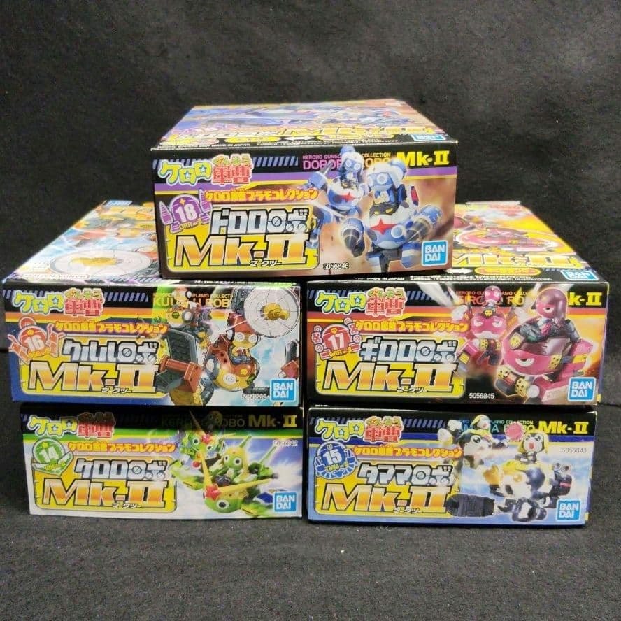 5種《ロボMk-II》ケロロ軍曹プラモコレクション　新品・未組立