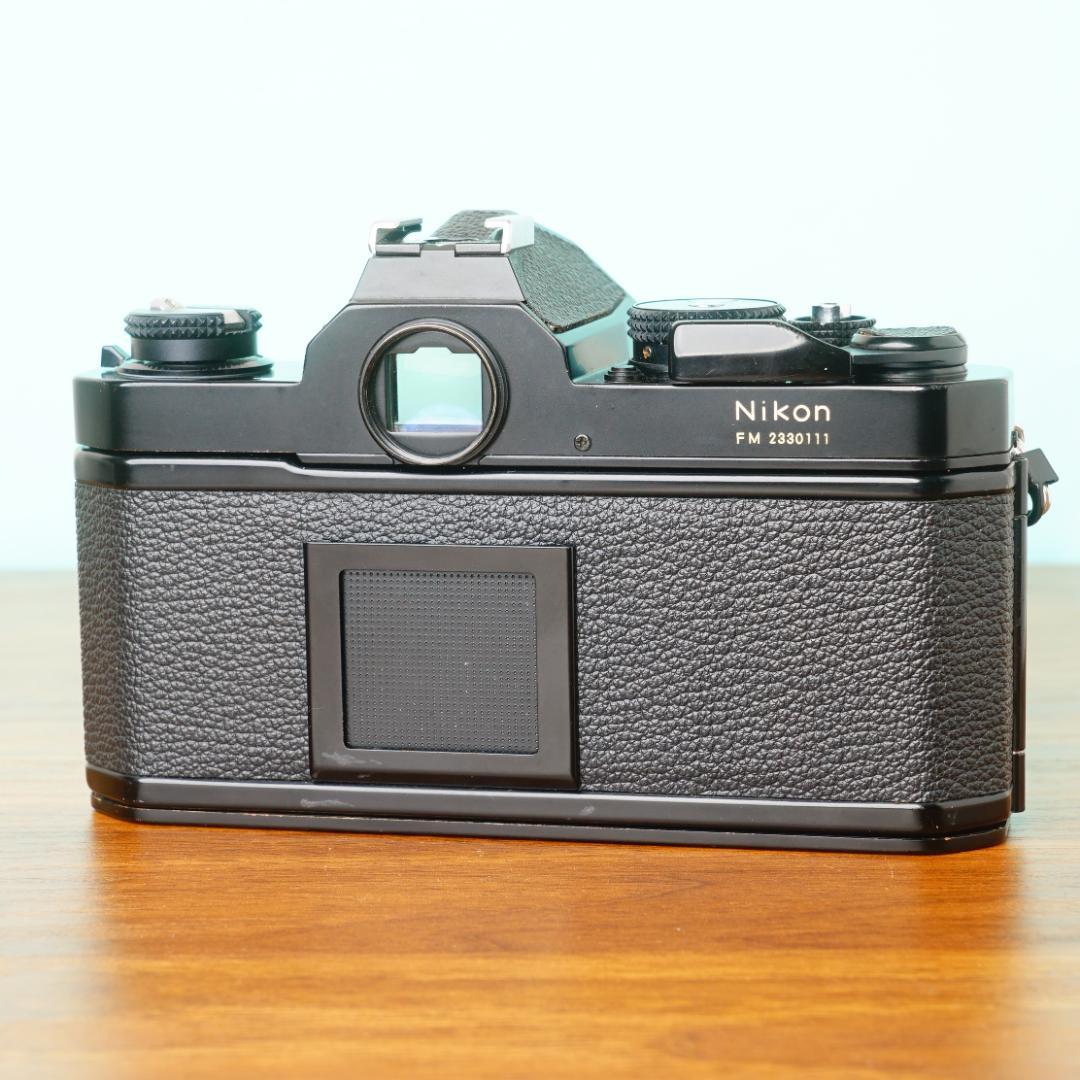 [美品]完動品◎ニコン FM ブラック ボディ フィルムカメラ 防湿庫管理 11