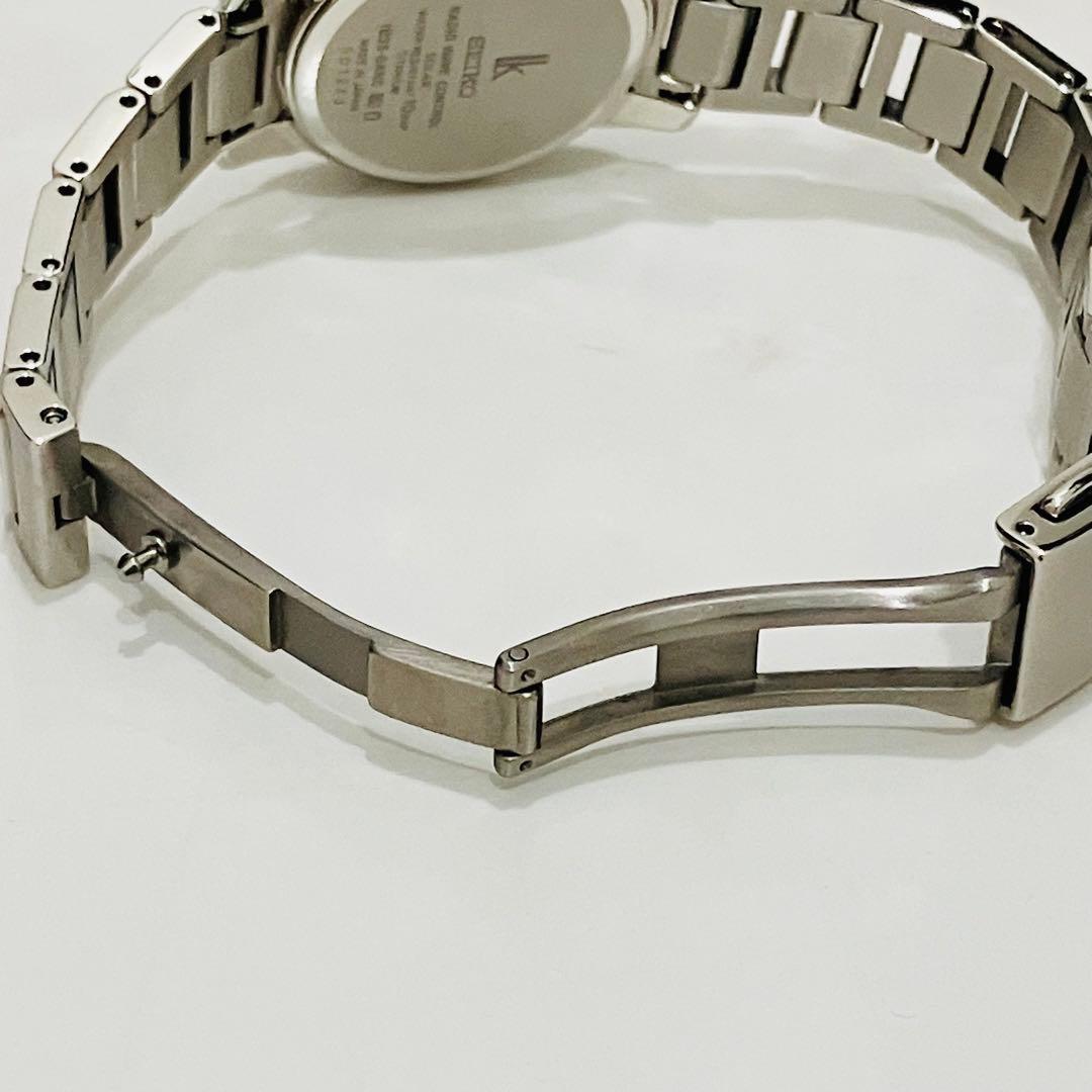 美品 セイコー ルキアSSQV081 チタン 電波ソーラー SEIKO 腕時計