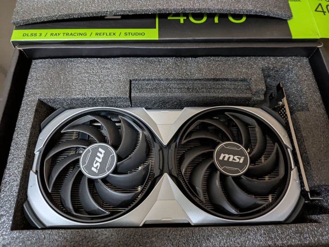 グラフィックボード・グラボ・ビデオカード GeForce RTX4070 VENTUS 2X 12G OC