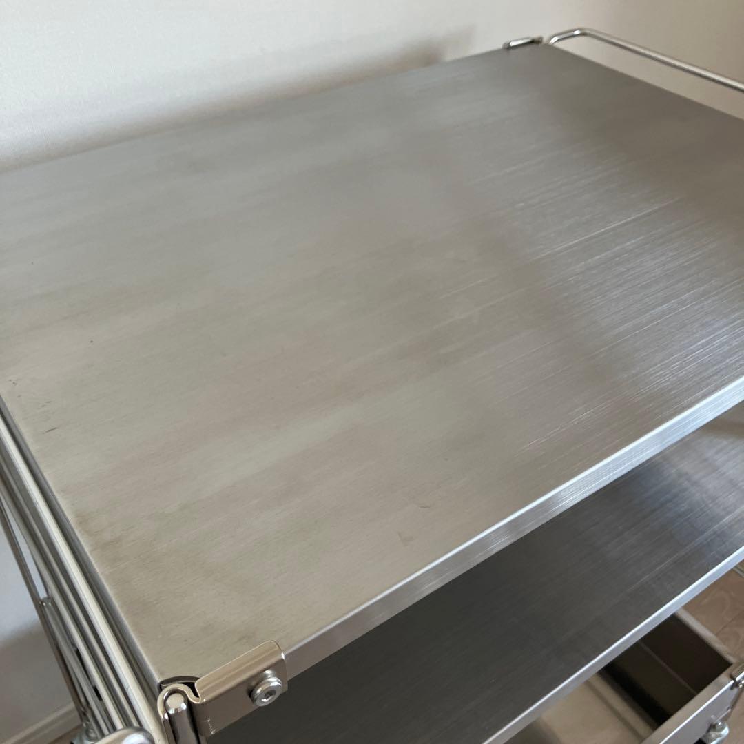 無印良品　ステンレスユニットシェルフワゴン