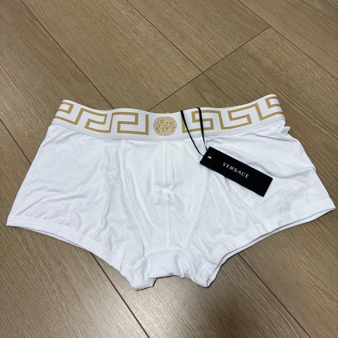VERSACE LOW RISE TRUNK ホワイト 4サイズ