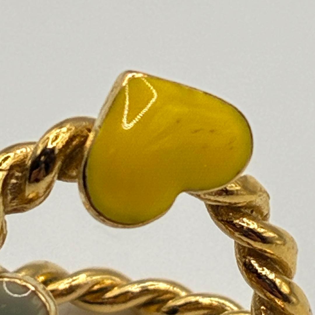 ルイヴィトン モノグラム バーグ スウィート リング 指輪 約8号 ゴールド系