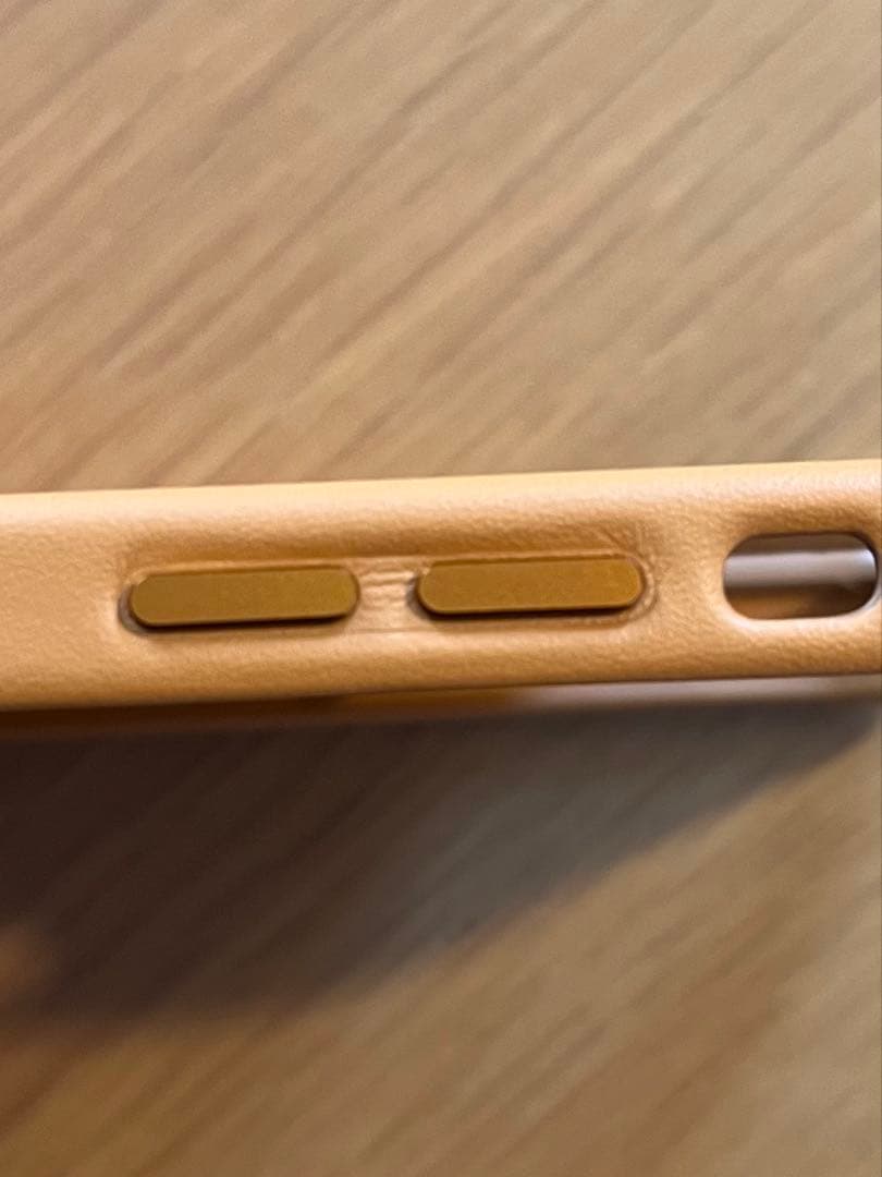 【純正】アップル iPhone13miniレザーケース ゴールデンブラウン