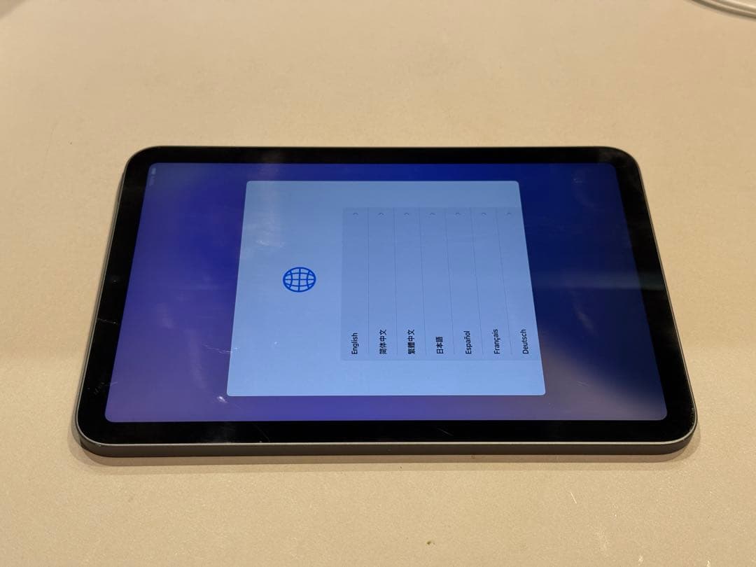 iPad mini 第6世代　256GB 本体 画面にひびあり