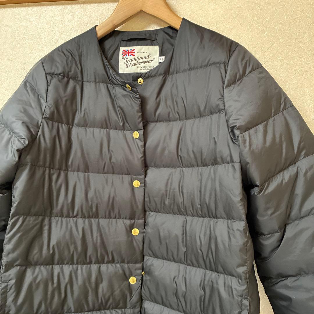 美品✨　トラディショナルウェザーウェアARKLEYダウンコート　黒　アークリー