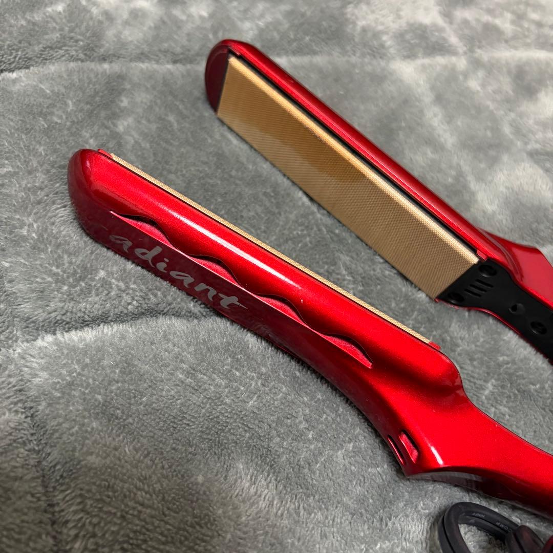 radiant ラディアント ストレートヘアアイロン 28mm レッド