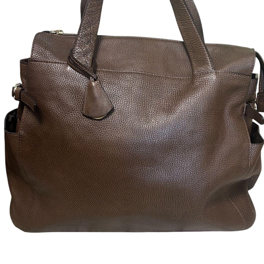 ビフィータ アニアリ　シボ革ソフトレザートートバッグ　ボストンバッグ