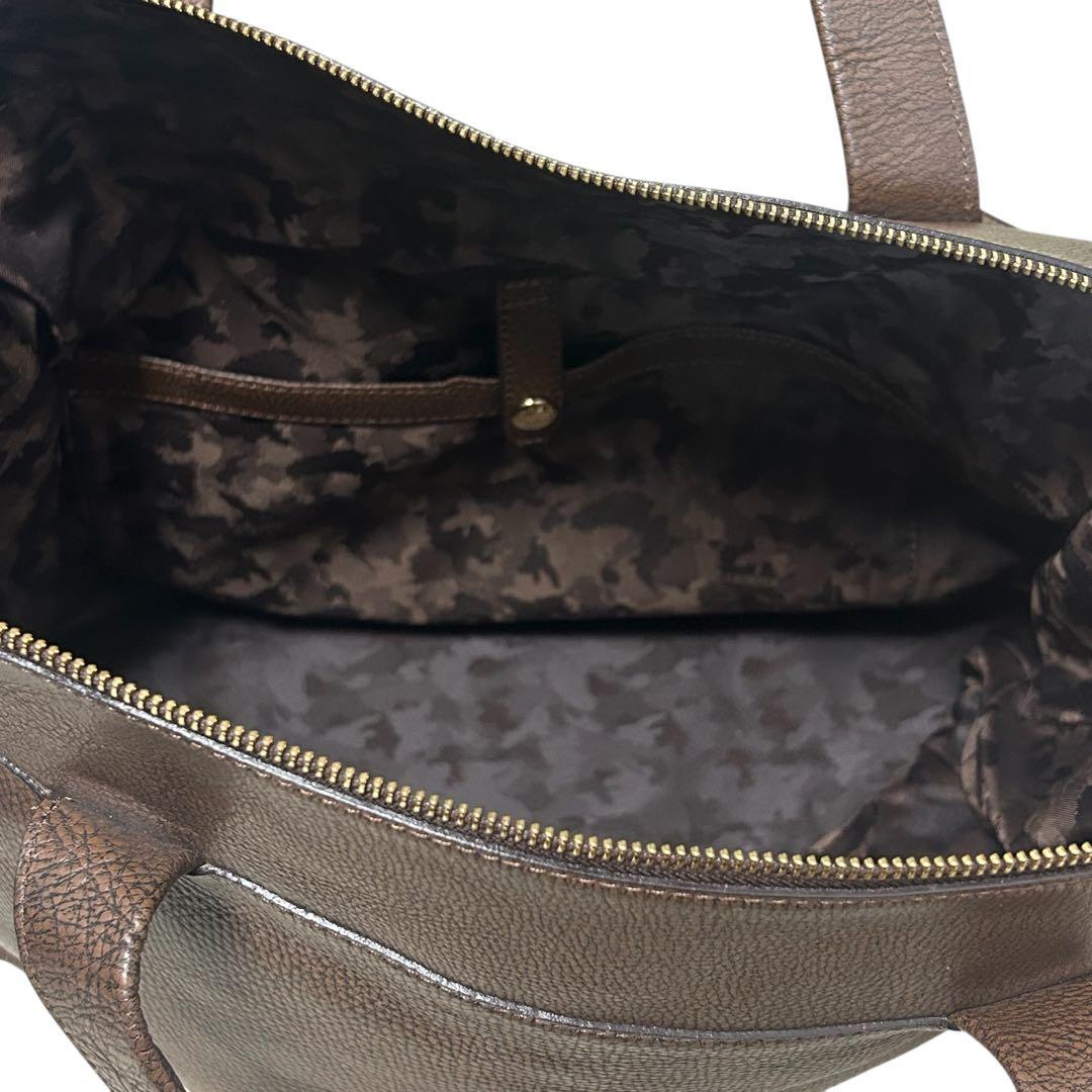 ビフィータ アニアリ　シボ革ソフトレザートートバッグ　ボストンバッグ