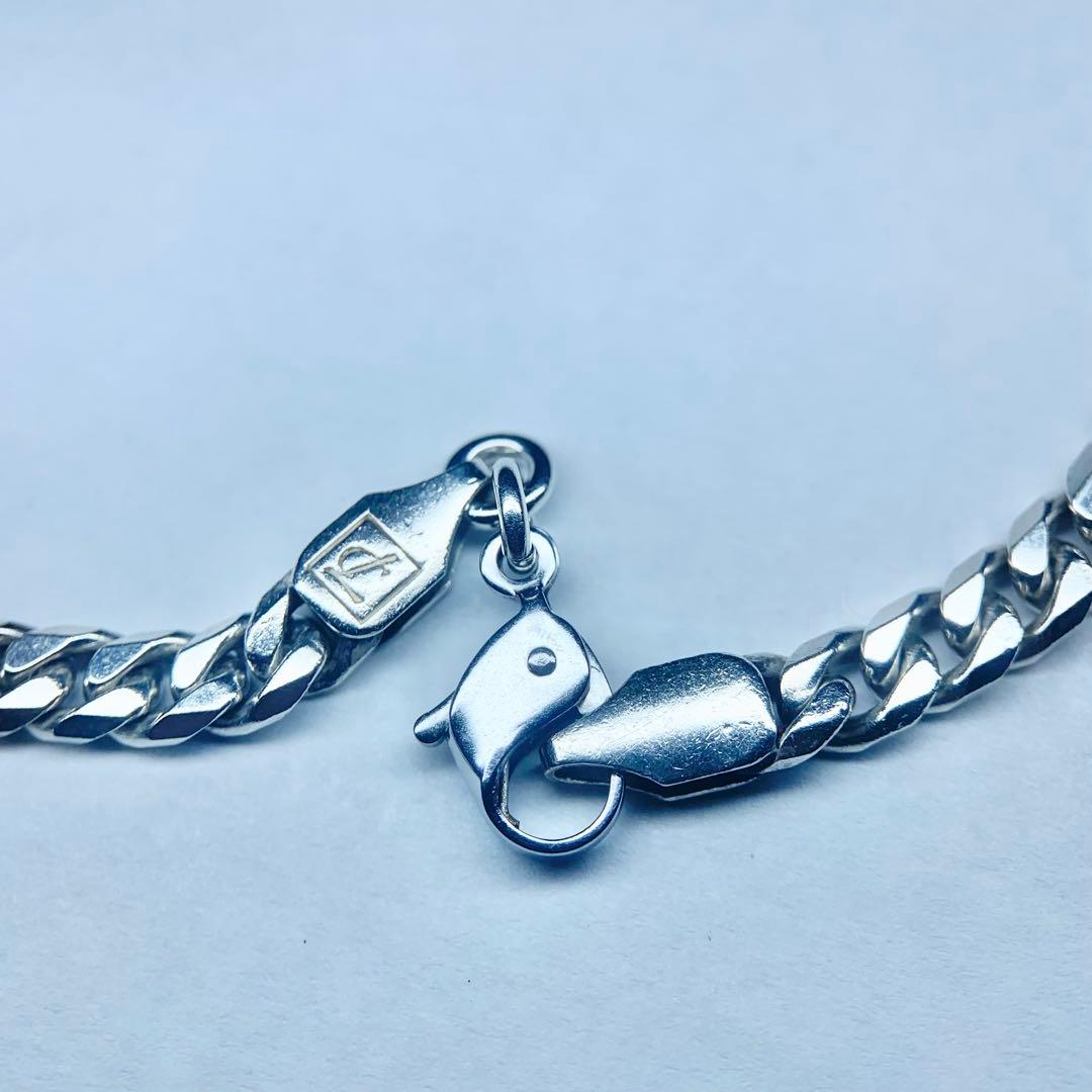 希少 レダシルマ ネックレス 喜平 ダイヤモンド 3粒 0.10 ゲルマニウム