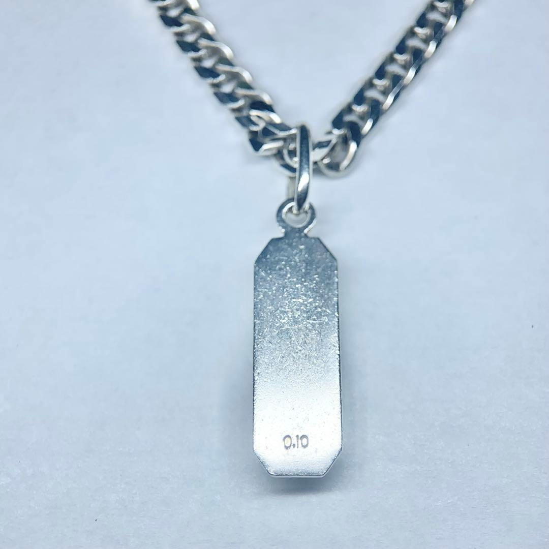 希少 レダシルマ ネックレス 喜平 ダイヤモンド 3粒 0.10 ゲルマニウム