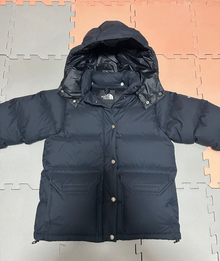 ザノースフェイス ダウン キャンプシエラショートNDW92230 希少S 黒