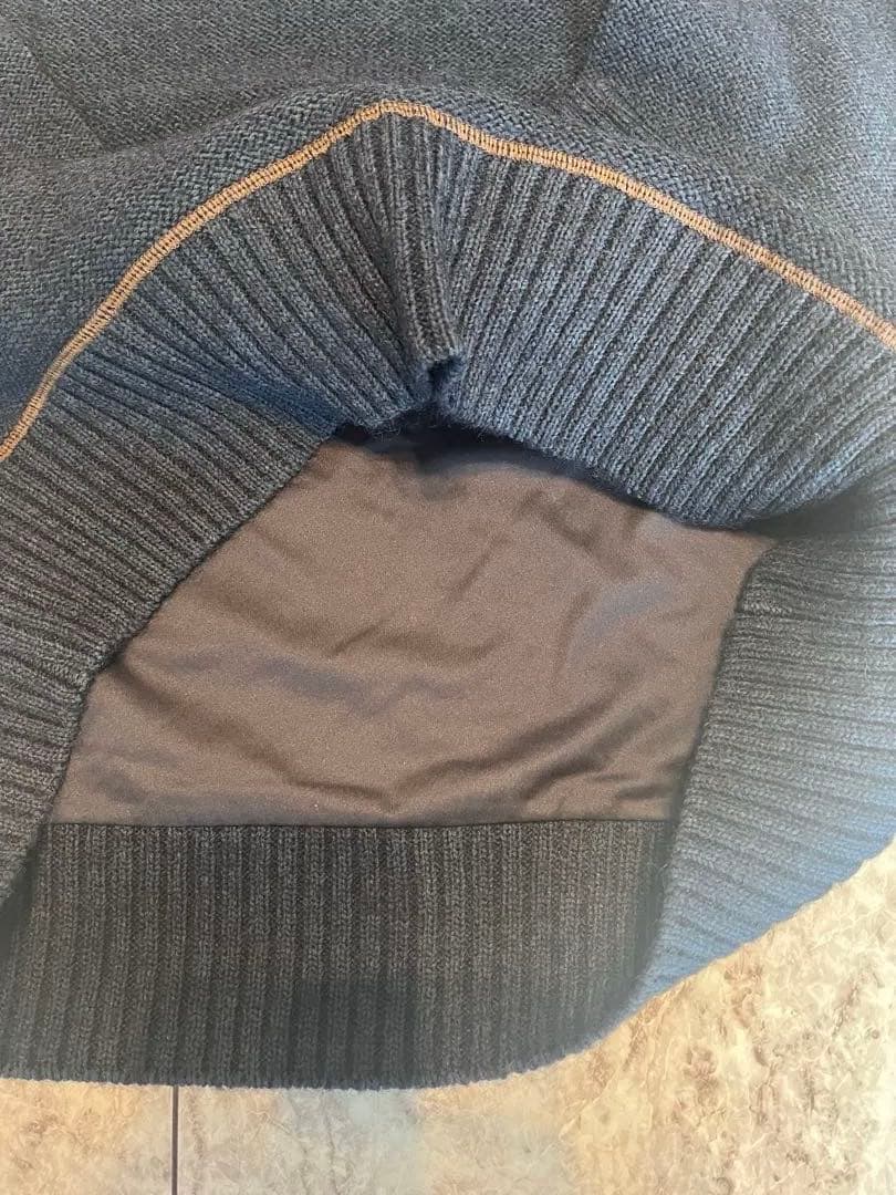 k*i様 MARK&LONAマークアンドロナ カモフラスカルロゴ★裏地付きニット