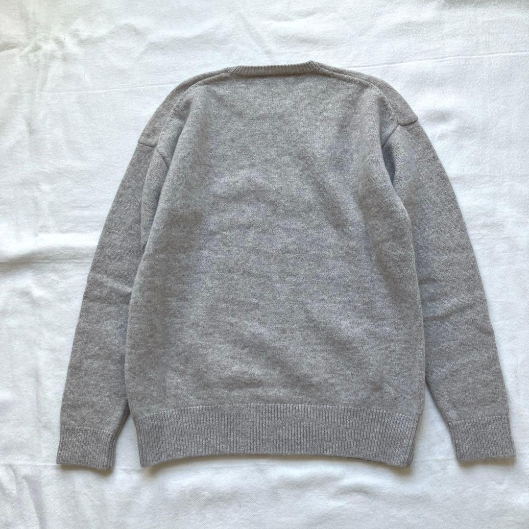 えみおわす　ニット　グレージュ　ヨーガンレール ババグーリ　evam eva