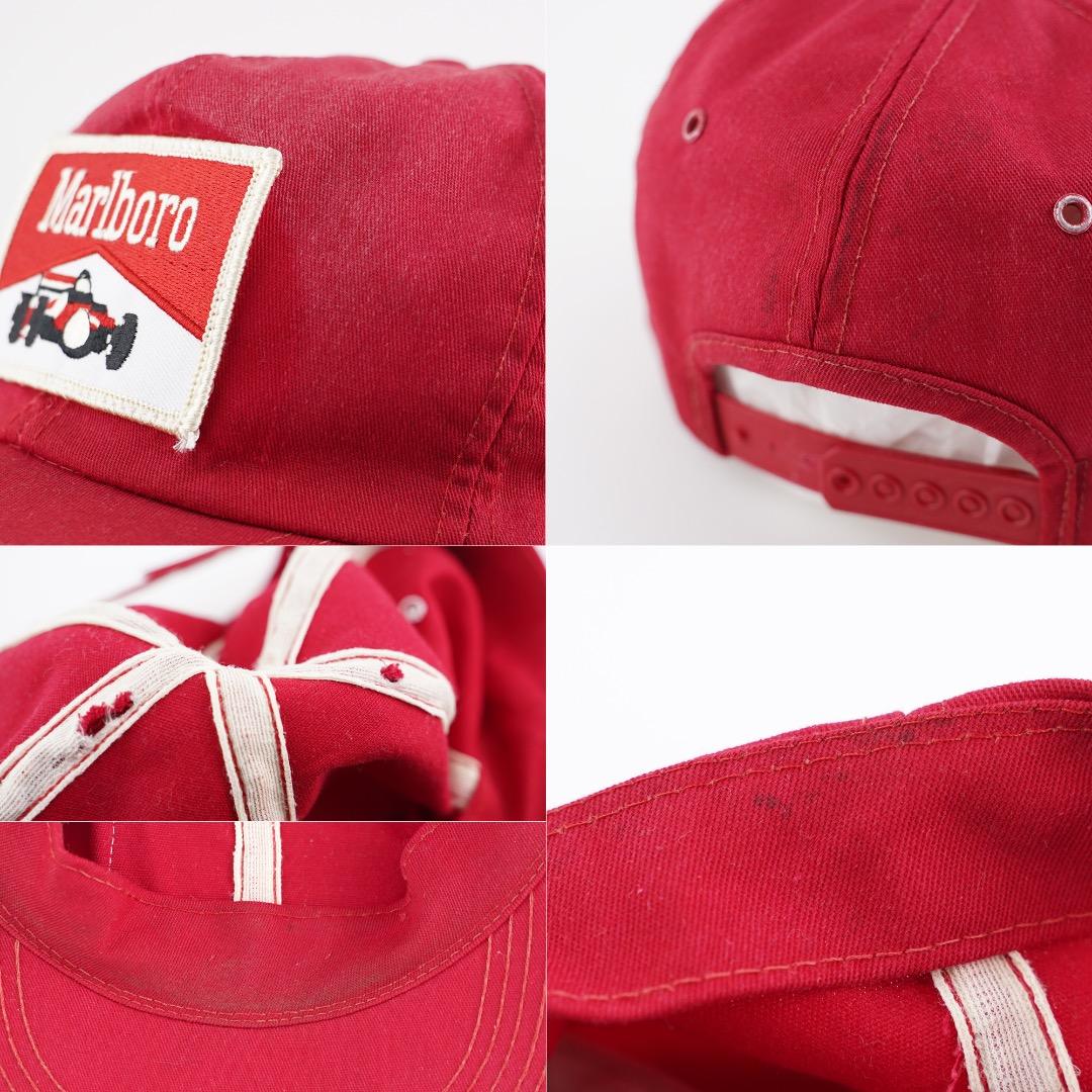Marlboro マルボロ 帽子 キャップ 90s USA製 赤 18399