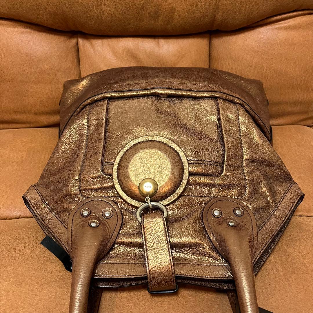 クロエ Chloé ハンドバッグ ブロンズ 7AS823