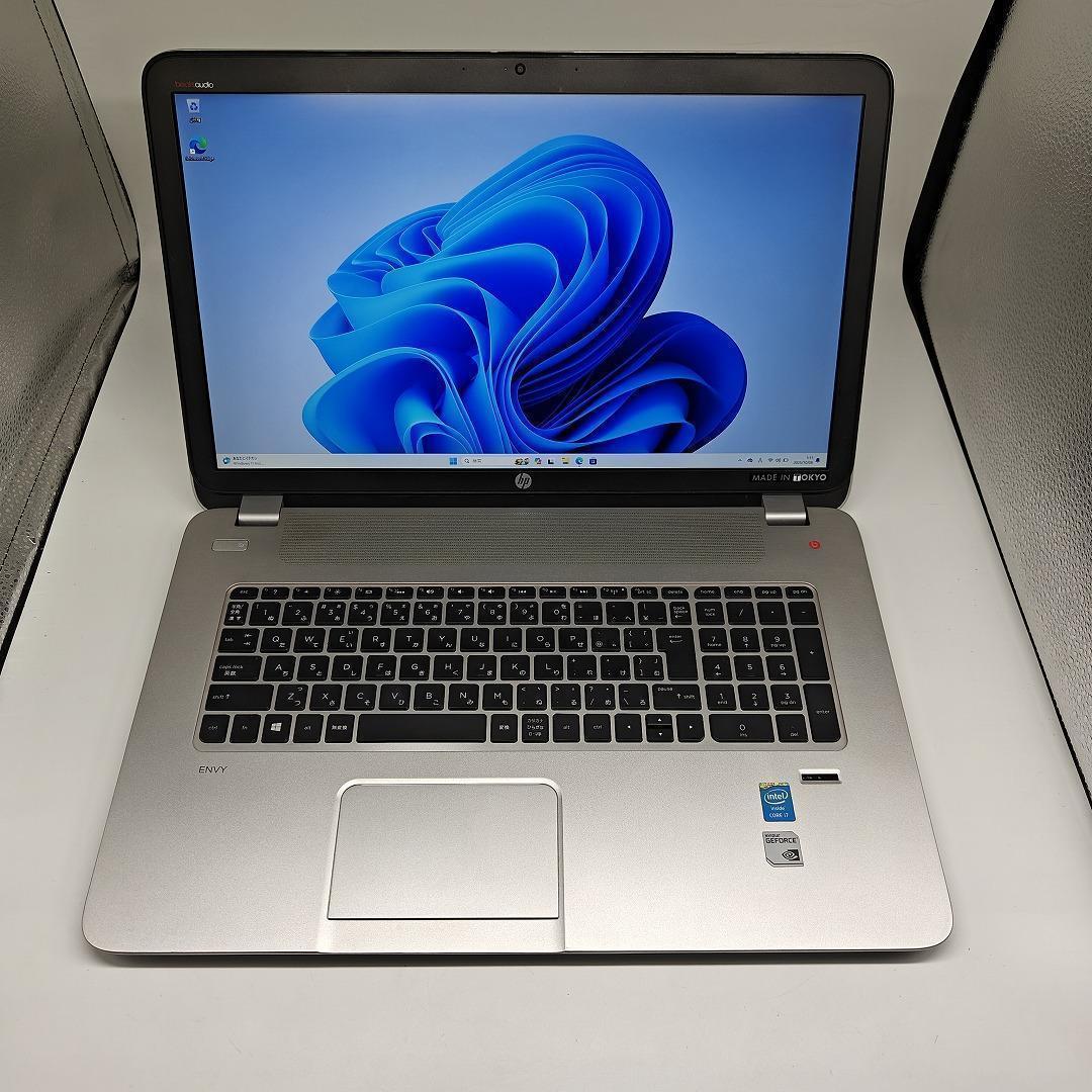 【HP】Envy 爆速i7 新品SSD1TB 16GB グラボ搭載ノートPC