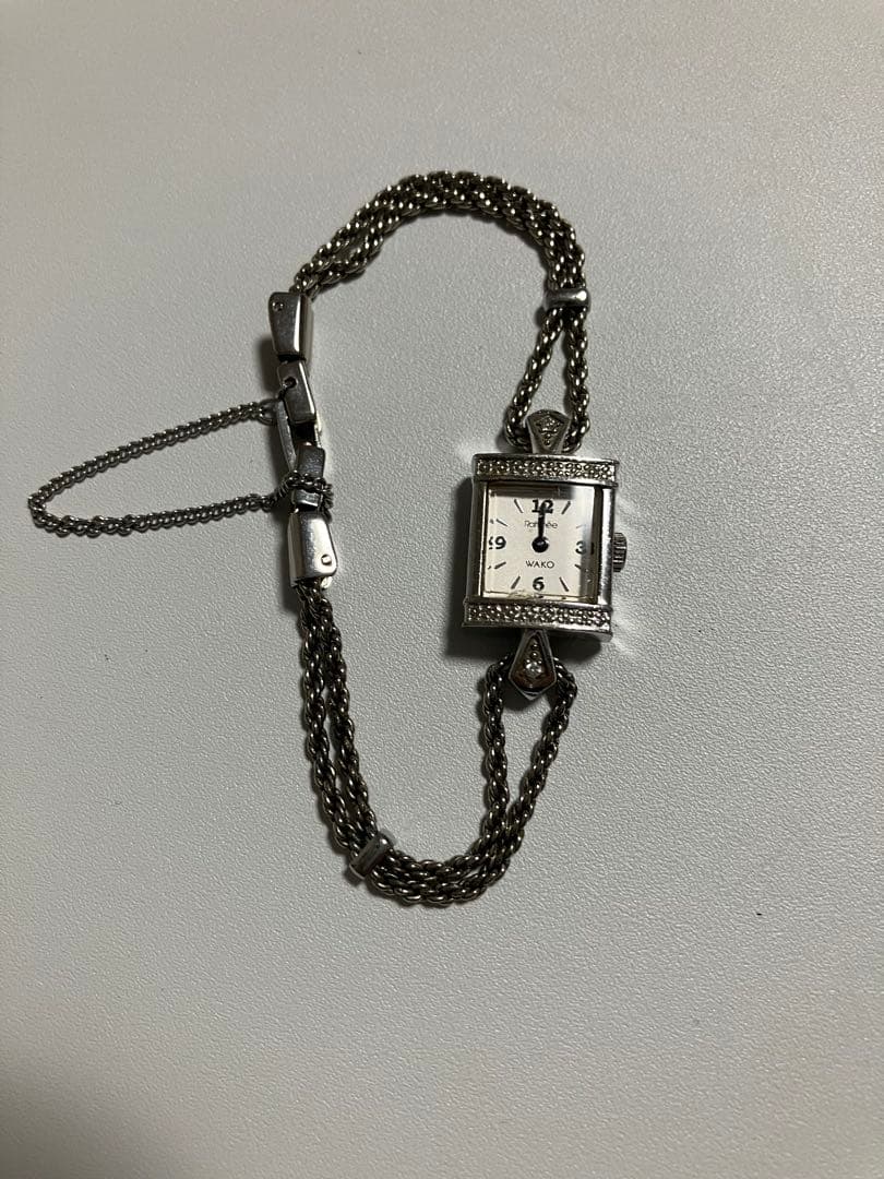 銀座和光　WAKO ブレスレットウオッチ　電池交換済　箱あり
