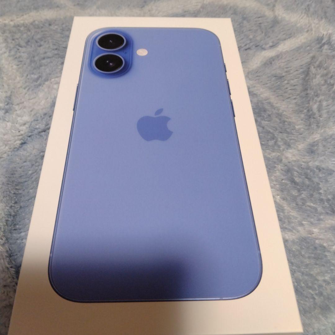 新品未使用 iPhone16 SIMフリー ウルトラマリン+ケース+フィルム