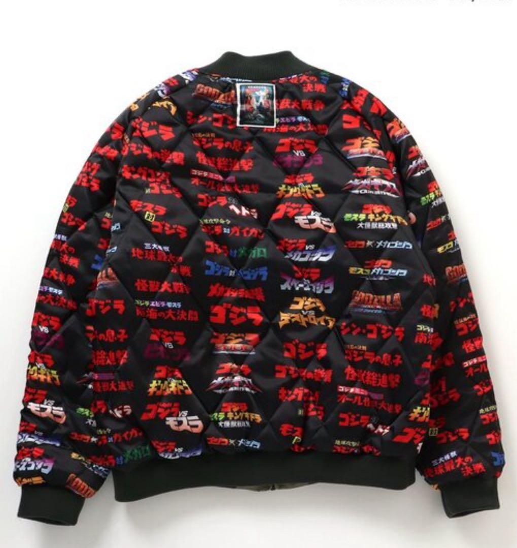 （大人用L）ゴジラ キングギドラ スカジャン ジャケットブリーズ BREEZE