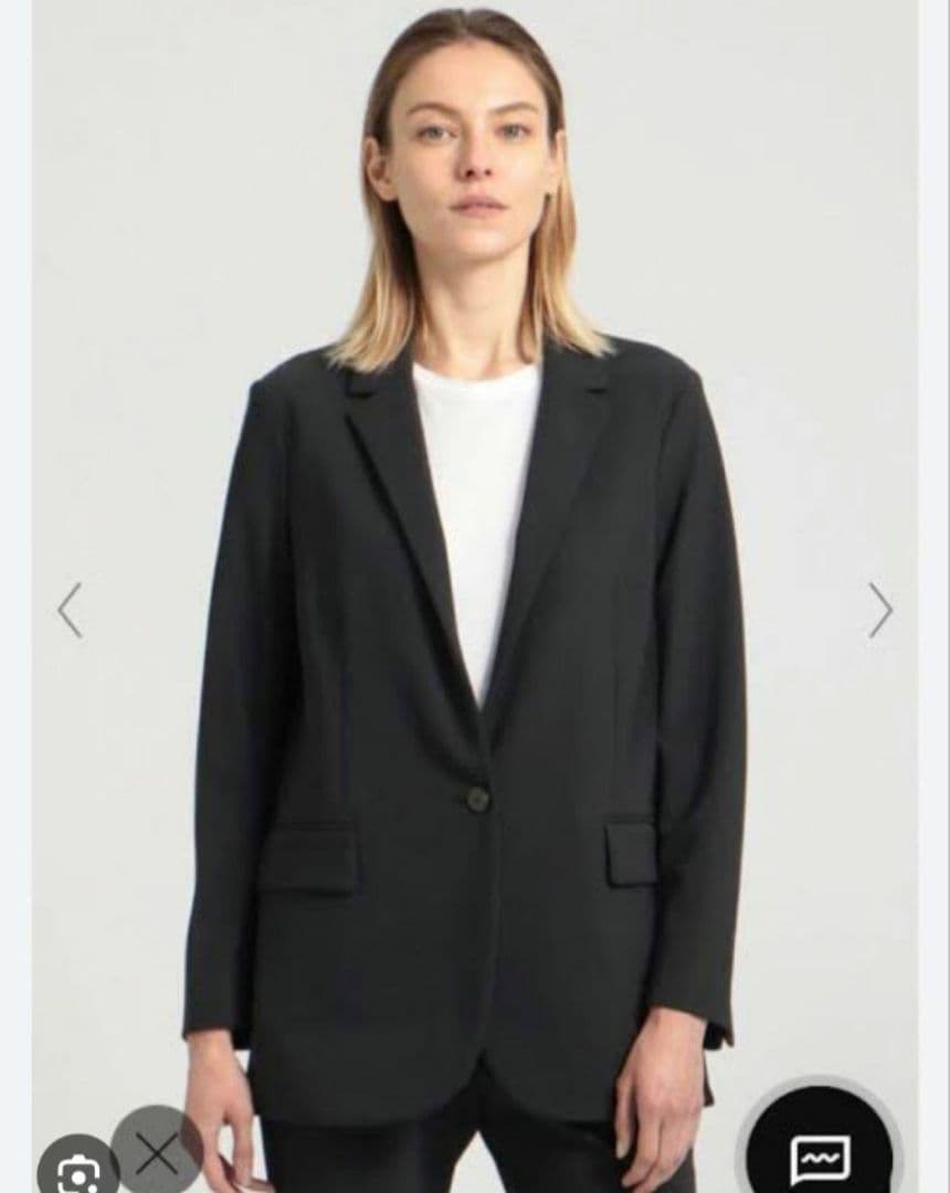 近年/美品 セオリー スーツ セット 1B ウォッシャブル ストレッチ 黒 М