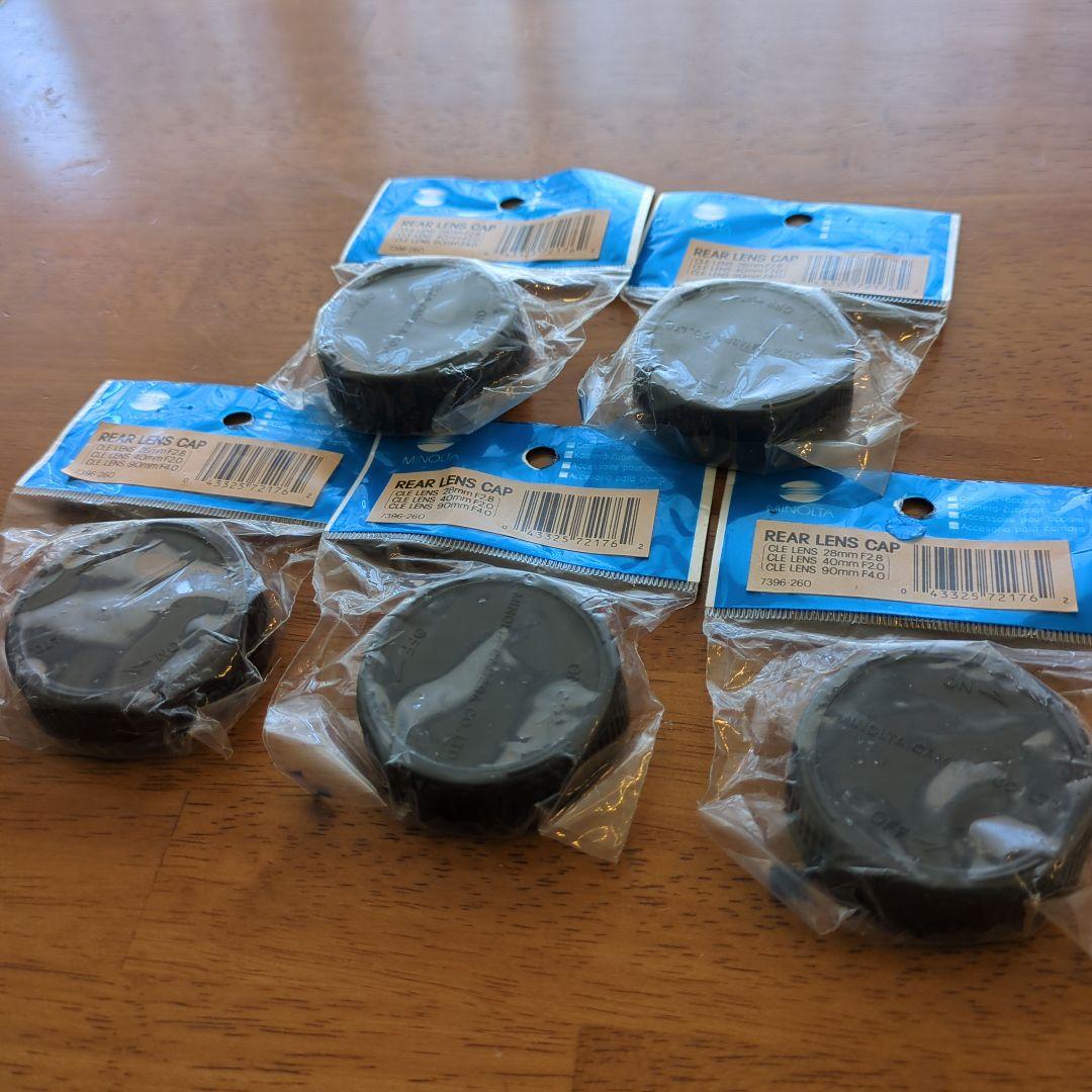 5コ入【新品・純正】 MINOLTA ミノルタ M-ROKKOR リアキャップ