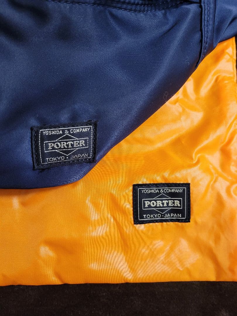ほぼ未使用‼️PORTER タンカー ボディバッグ アイアンブルー