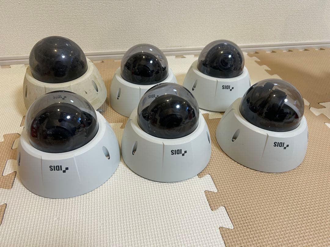 SIDI ドーム型防犯カメラ DC-D1123WR 6個セット④