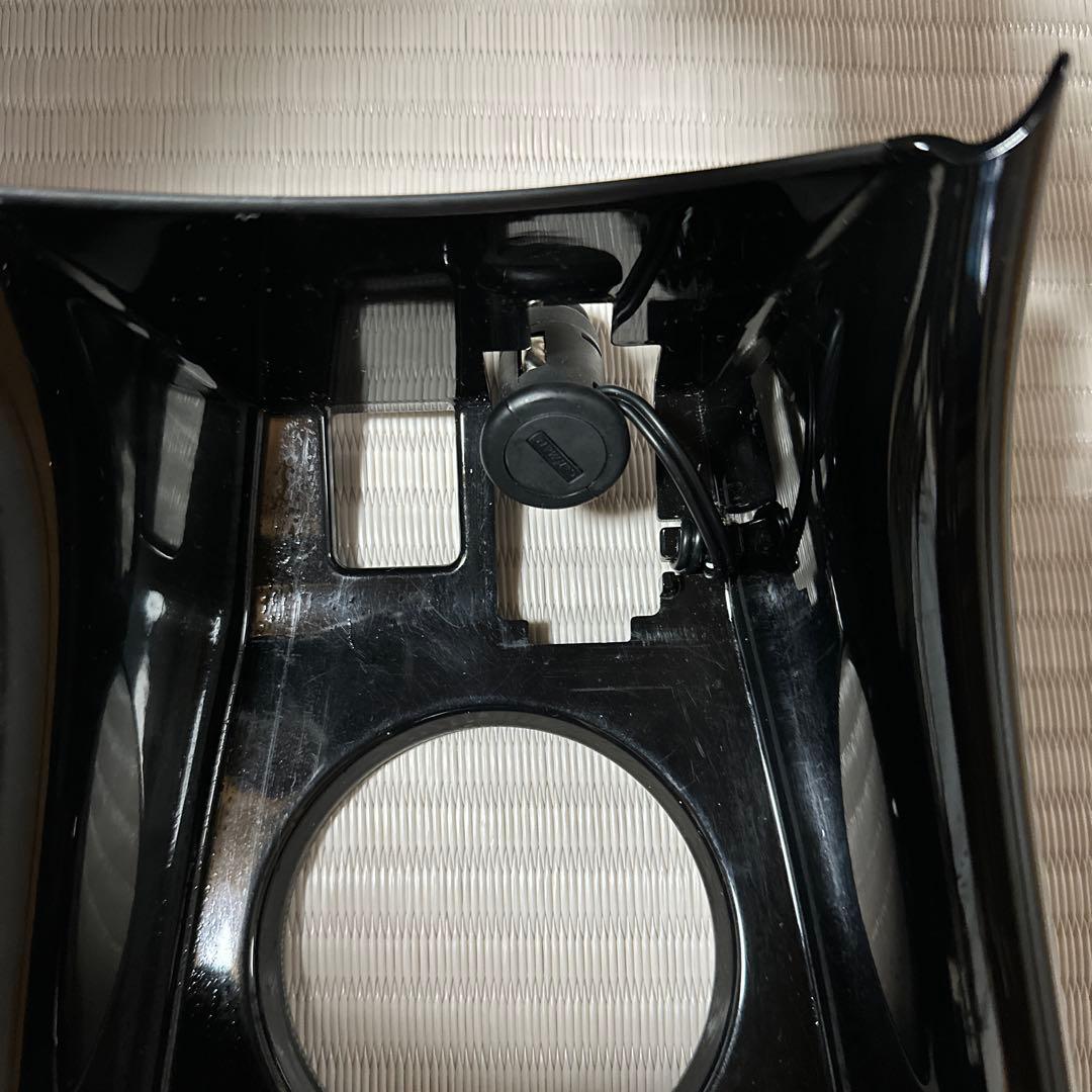 プリウス 50 前期 車用 黒 カップホルダー USBポート付き