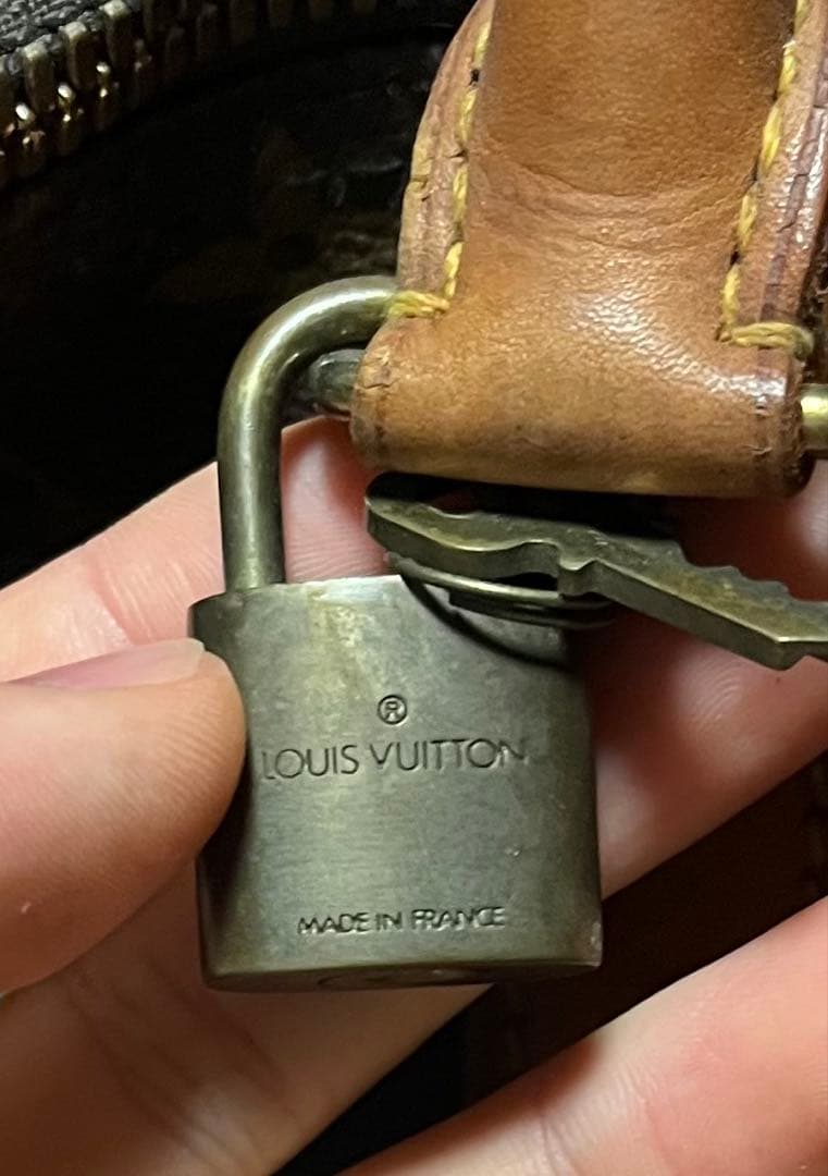 Louis Vuitton 本店購入 ボストンバッグ keepallややシミあり