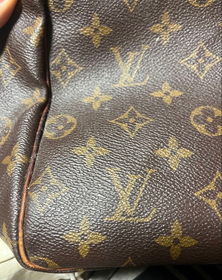 Louis Vuitton 本店購入 ボストンバッグ keepallややシミあり