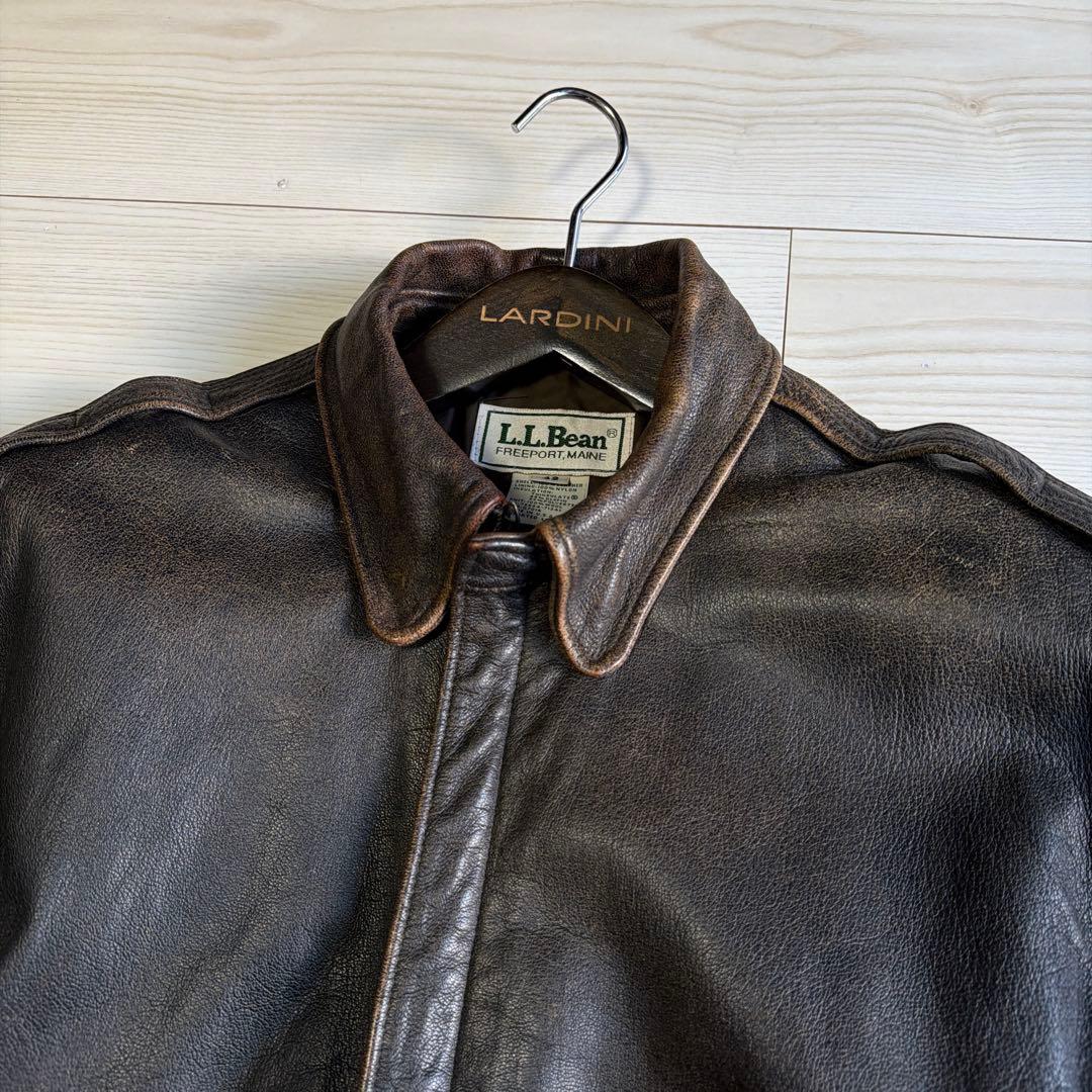 極上　70〜80s L.L.BEAN A-2 ジャケット　USA talon