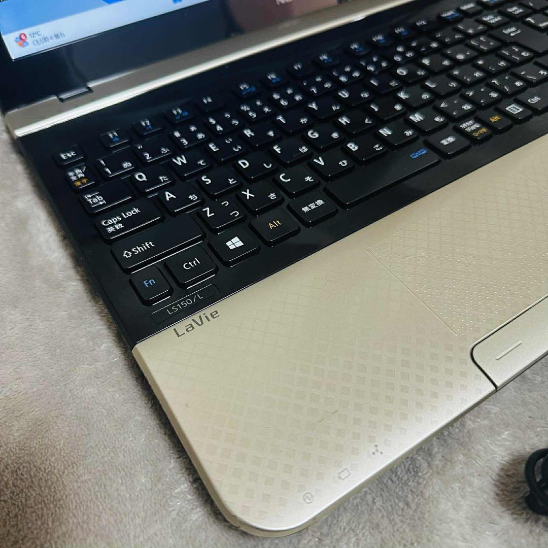 S204 NECノートパソコンSSDサクサク動く Windows11オフィス付き