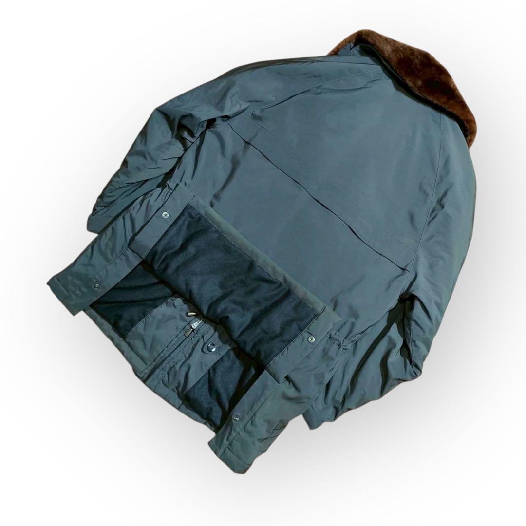 美品✨ロロピアーナ 中綿コート カシミヤ ヌートリア リアルファー 毛皮 茶 S