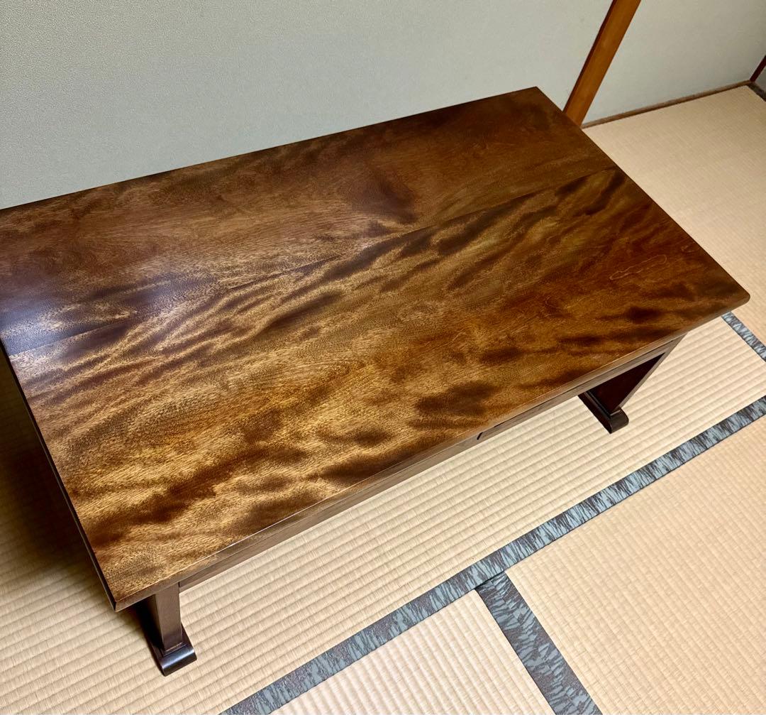 希少＆美品 九州民芸家具 桜無垢 文机 美品 高級民芸テーブル 座卓