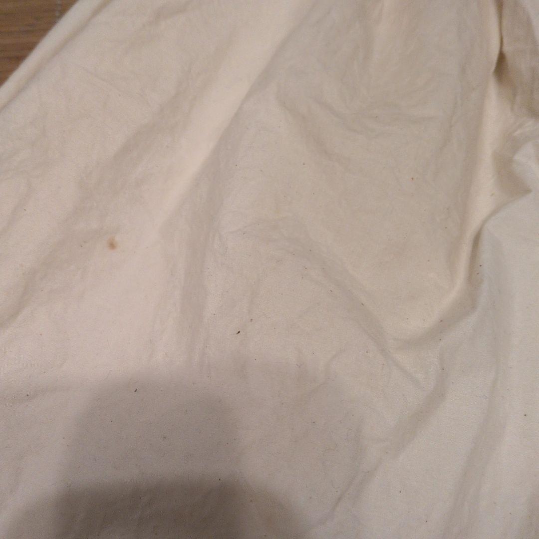 難シミありポールハーデン　生成りバックギャザースカート　定価20万