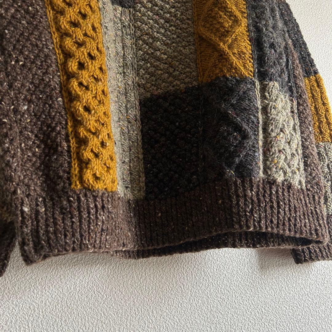 Athena Designs ニット アイルランド製 ウール アラン