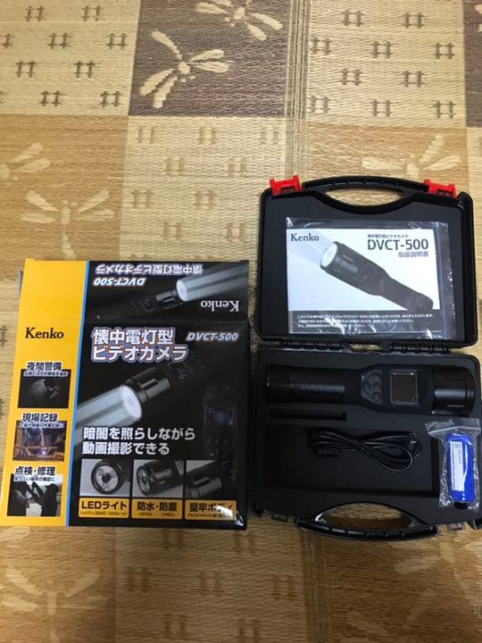 Kenko懐中電灯型ビデオカメラDVCT-500